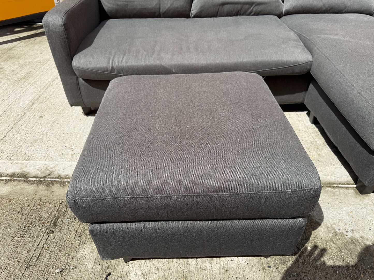 Grey Habitat Reversible Corner Sofa