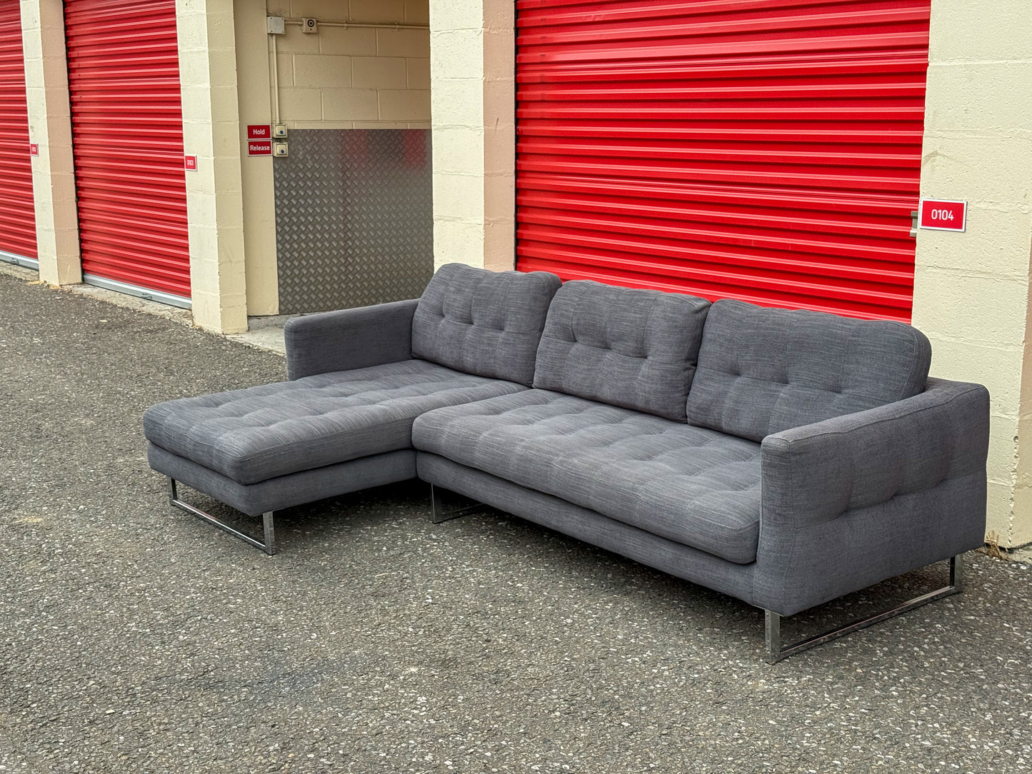 Grey Dwell Paris Corner Sofa