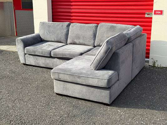 DFS Orka Grey Corner Sofa