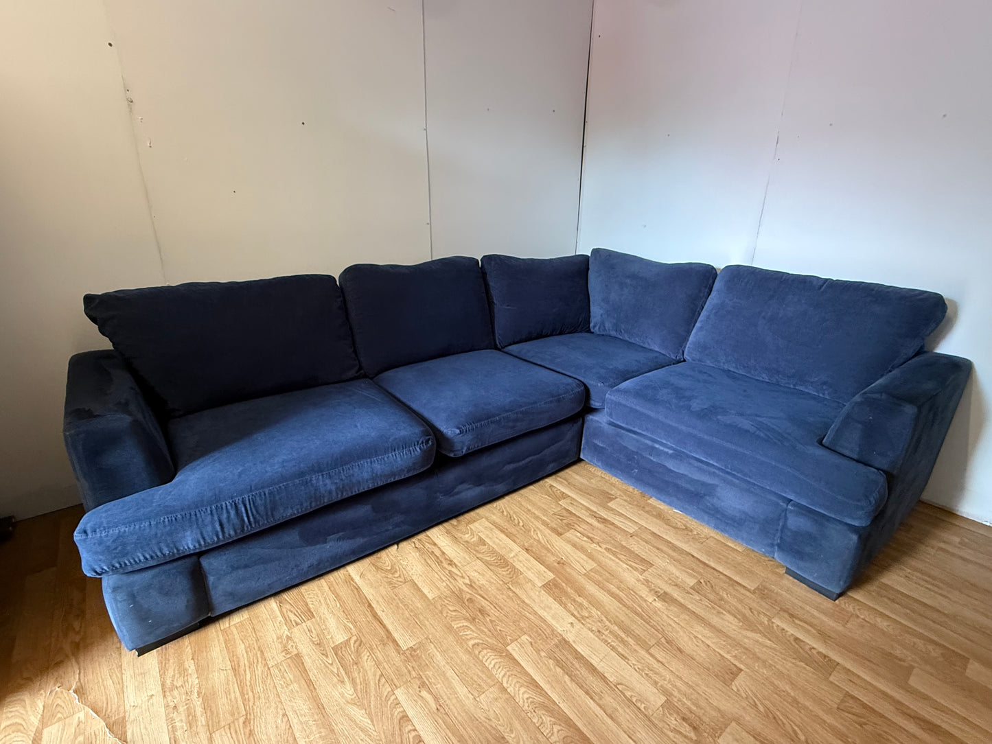 Blue DFS Corner Sofa