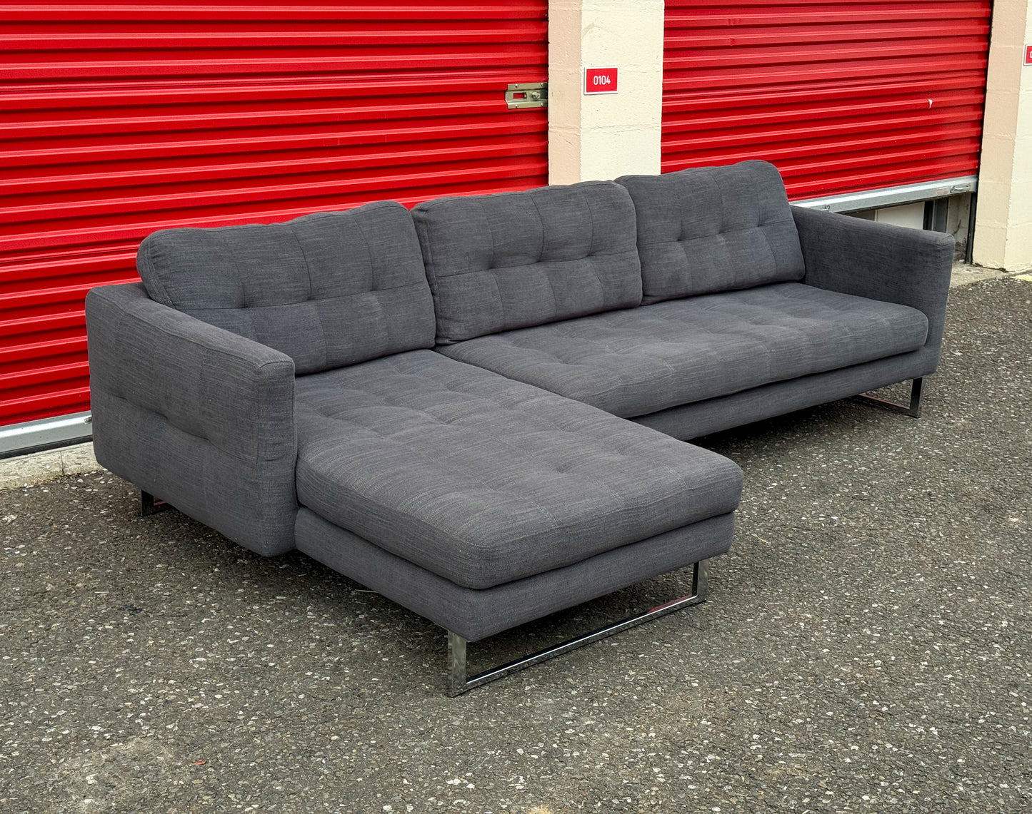 Grey Dwell Paris Corner Sofa