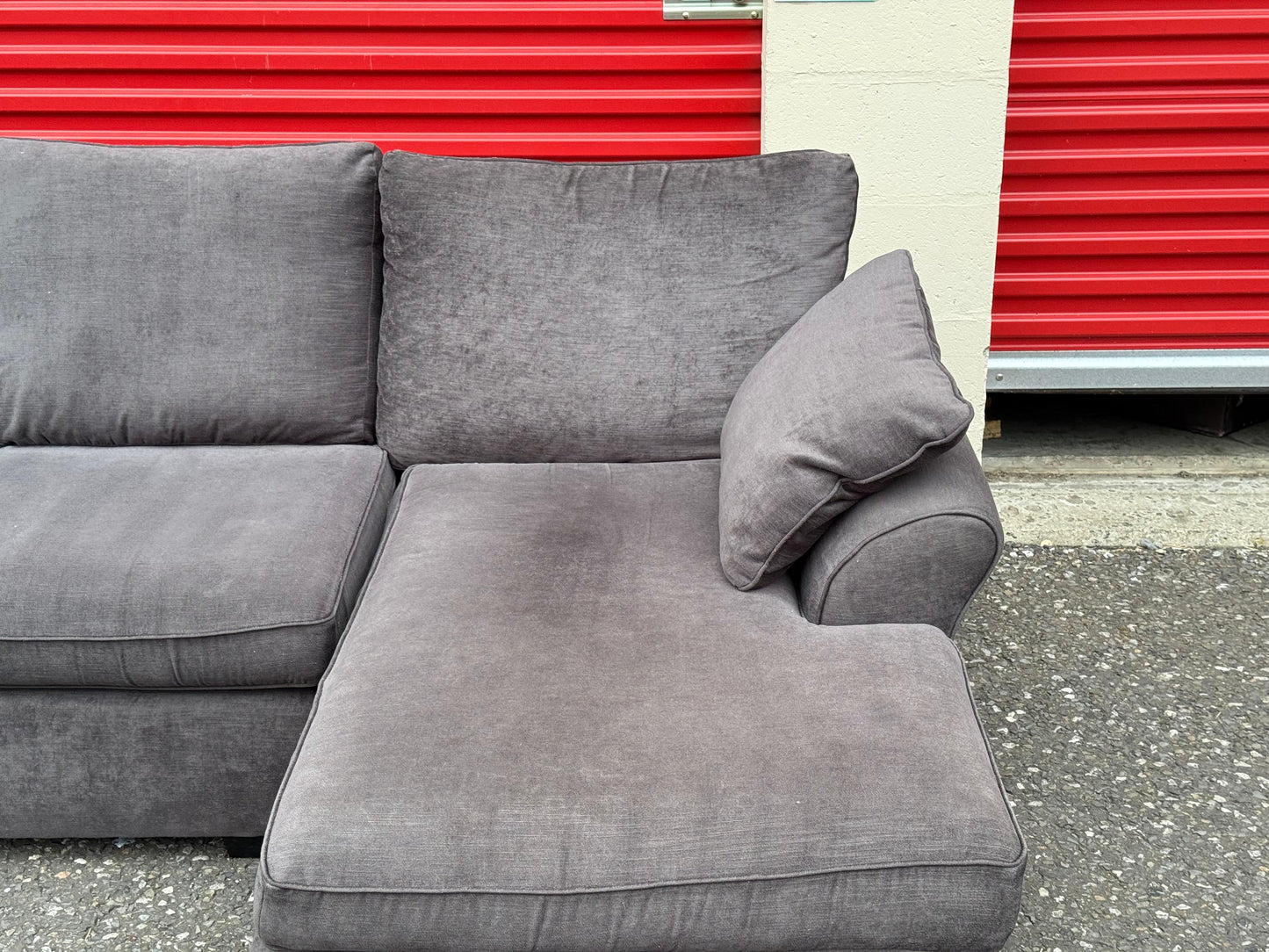 Grey NEXT Stamford Corner Sofa