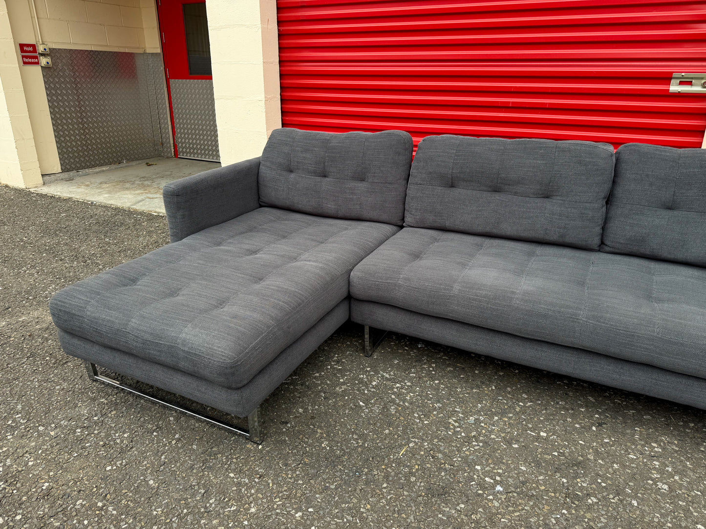 Grey Dwell Paris Corner Sofa