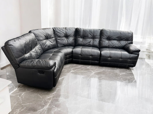 DFS Leather Recliner Sofa