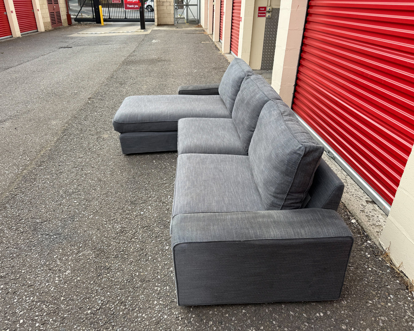 Grey IKEA Kivik Corner Sofa