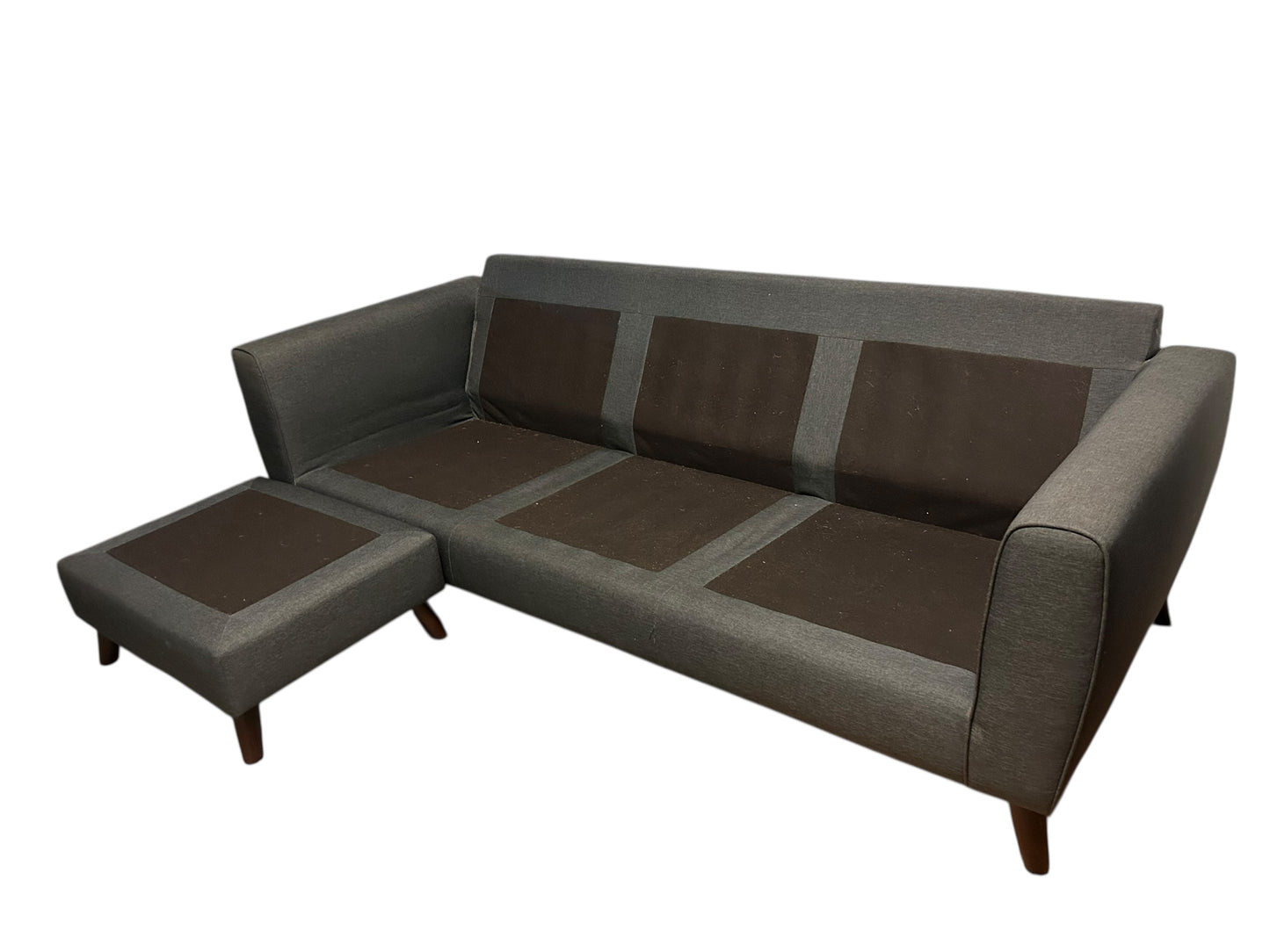 Grey Modern Corner Sofa