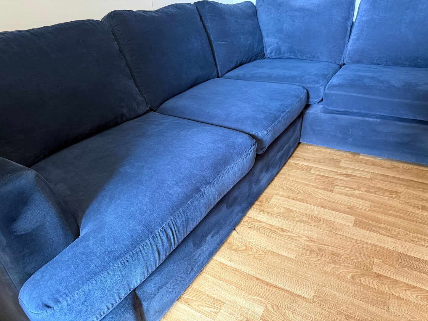 Blue DFS Corner Sofa