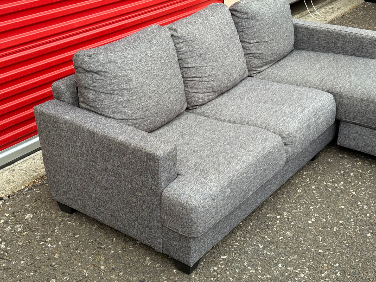 Light Grey Corner Sofa
