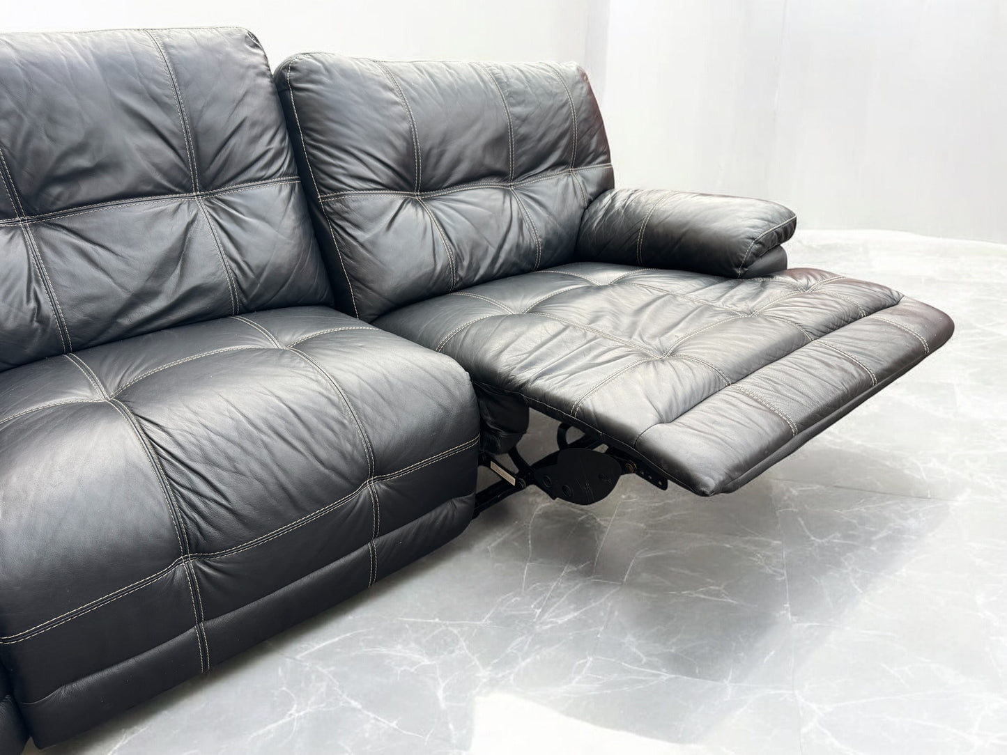 DFS Leather Recliner Sofa