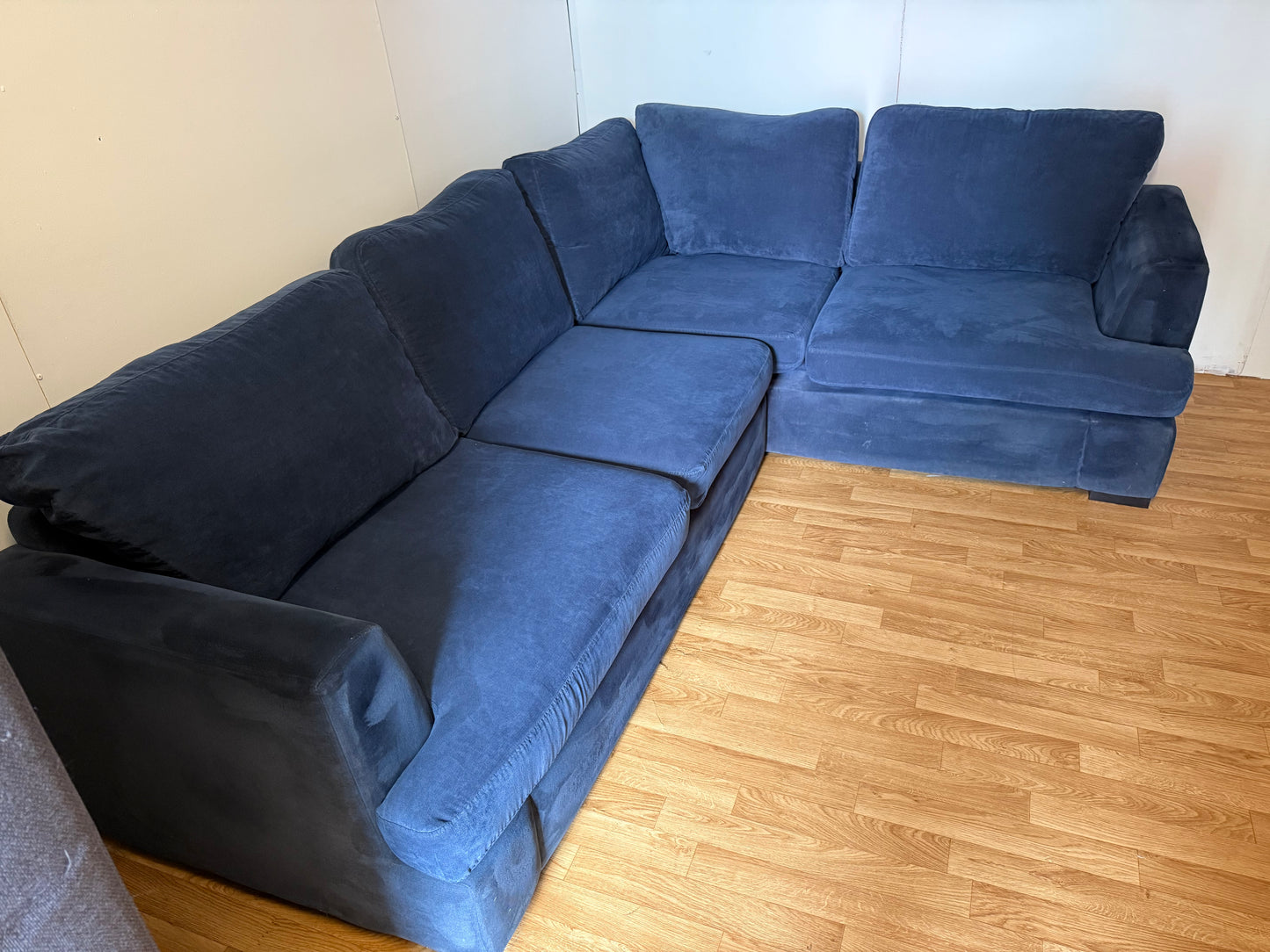 Blue DFS Corner Sofa