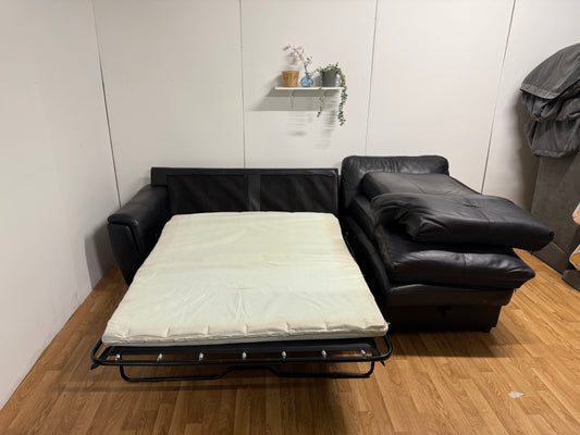 Leather Corner Sofa Bed