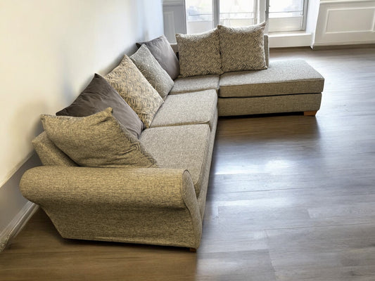 SCS Grey L Shape Sofa