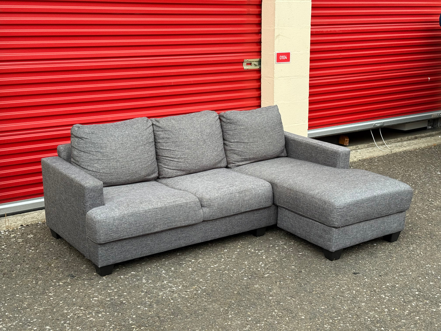 Light Grey Corner Sofa