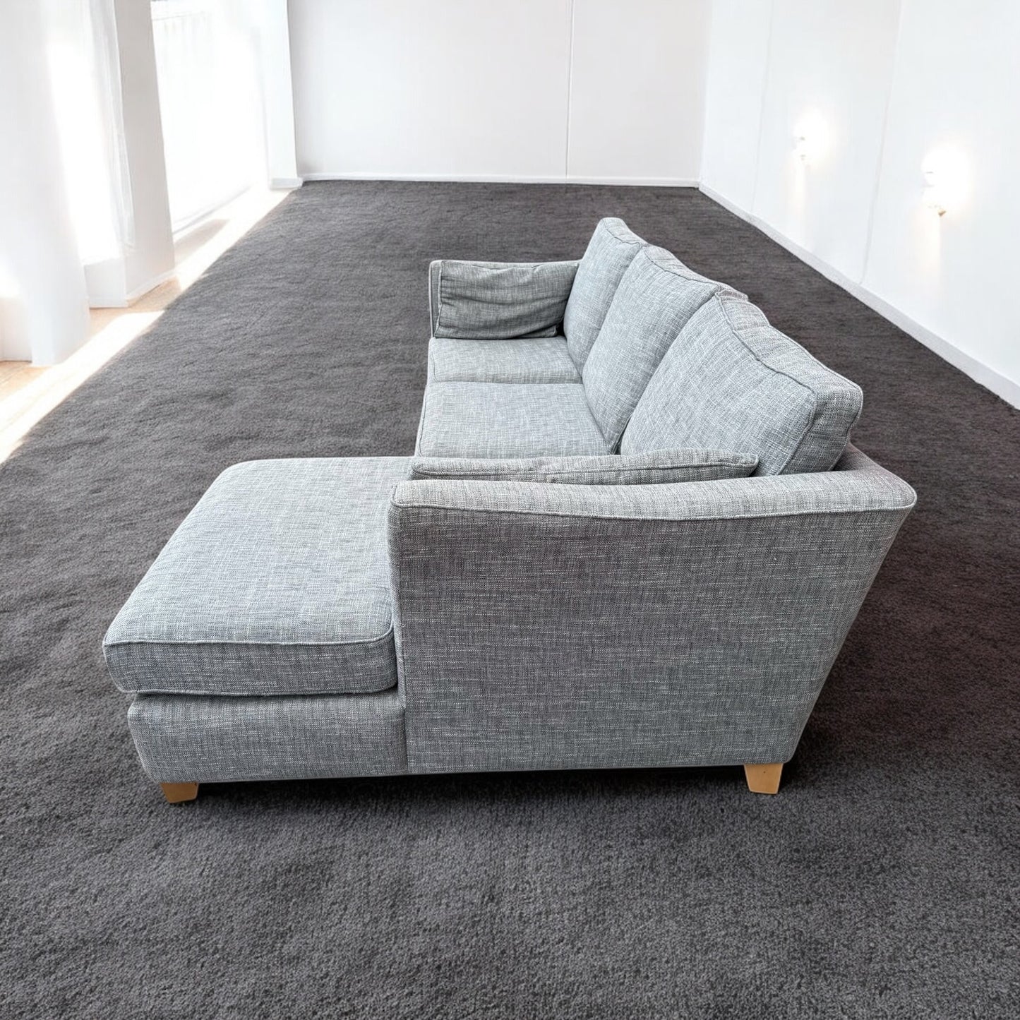 Next Heath Grey Corner Sofa
