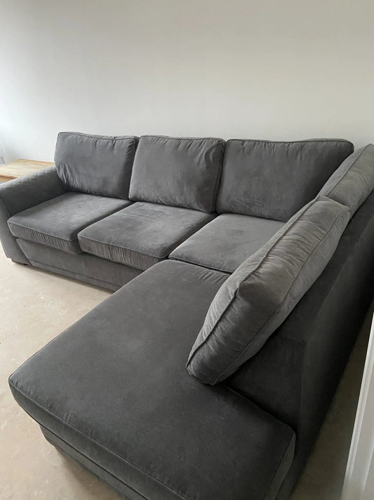 DFS Orka Grey Corner Sofa
