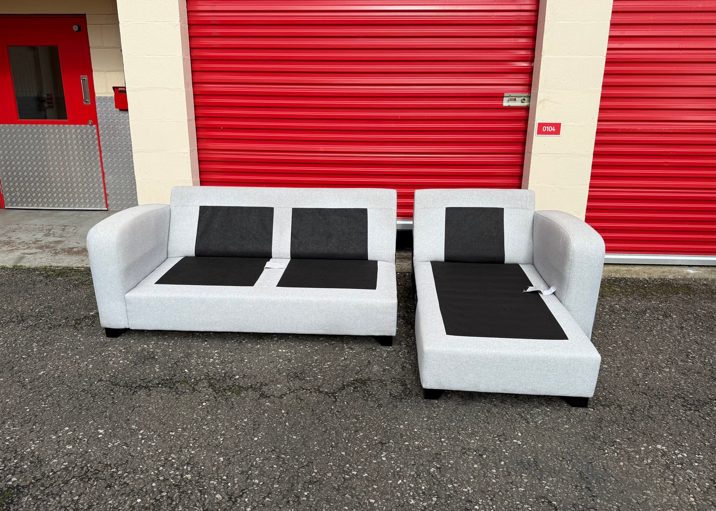 DFS Grey Corner Sofa