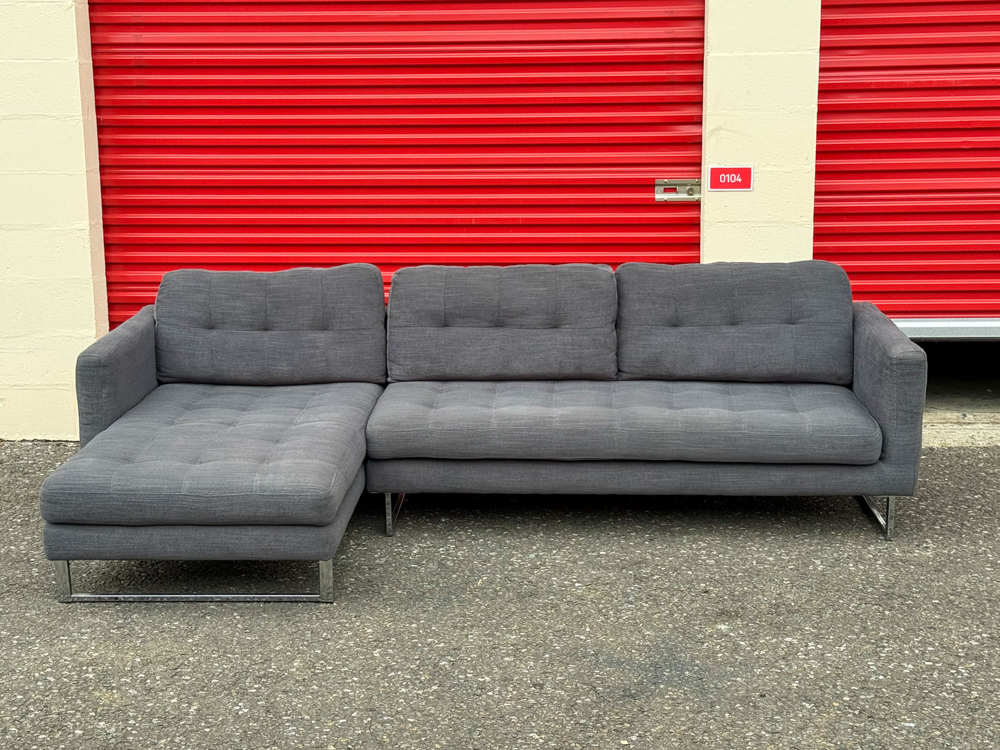 Grey Dwell Paris Corner Sofa