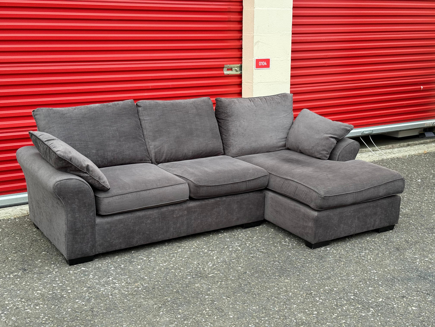 Grey NEXT Stamford Corner Sofa