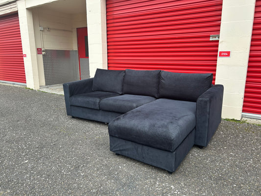 Dark Blue IKEA Vimle Corner Sofa