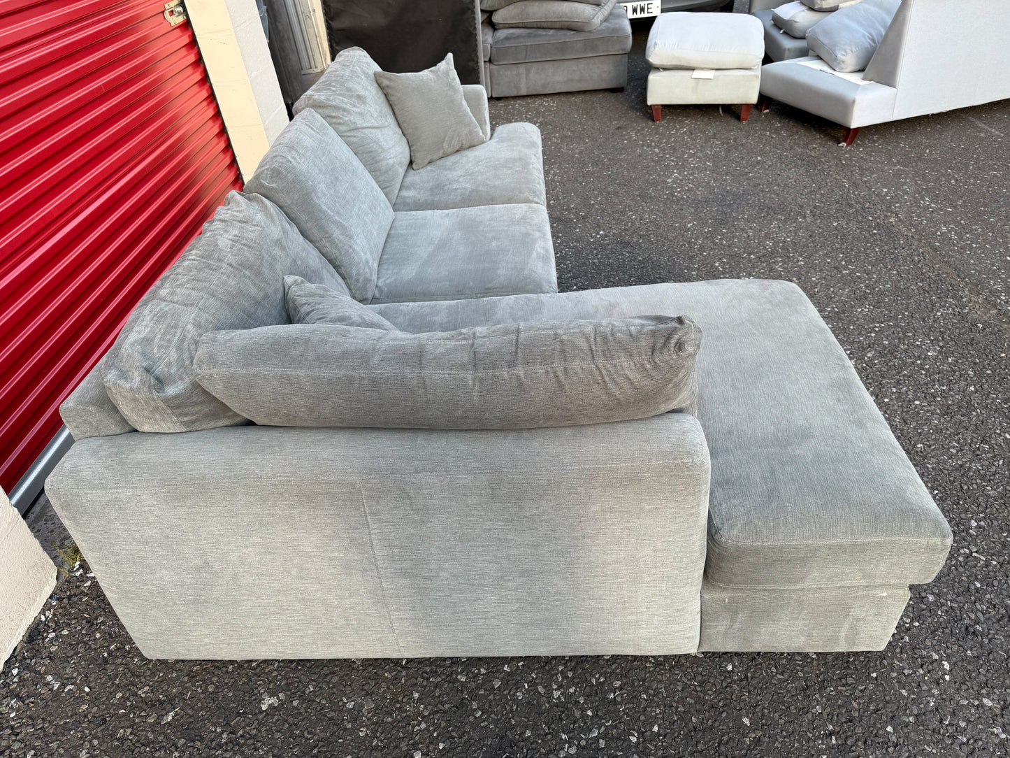 Next Stratus Grey Corner Sofa