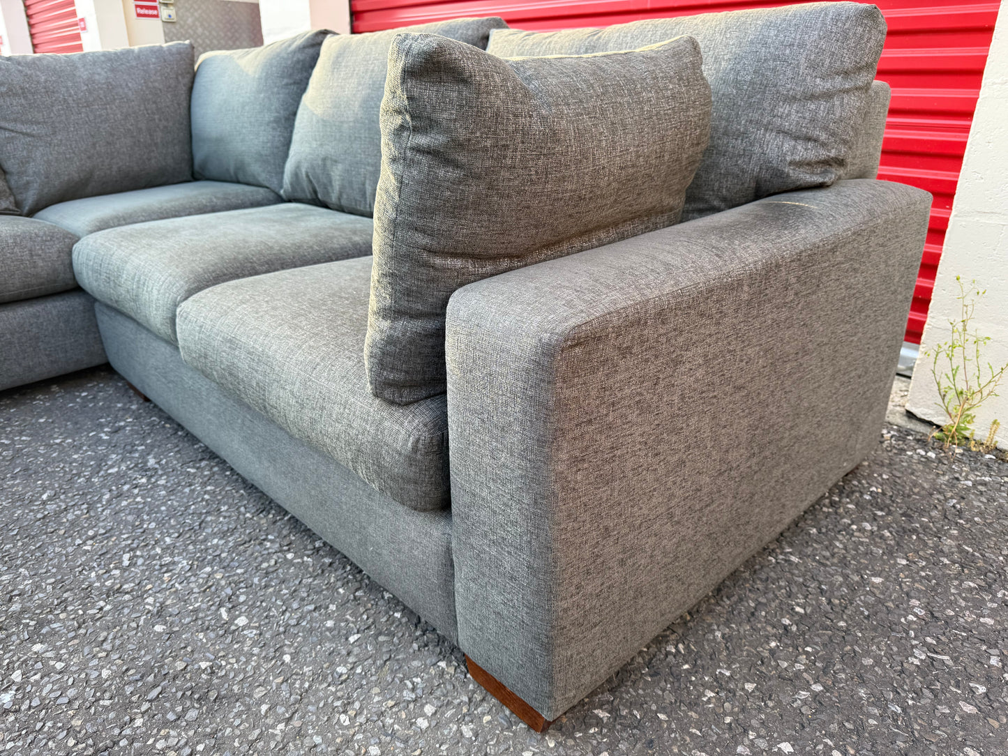 Grey M&S Miles Corner Sofa