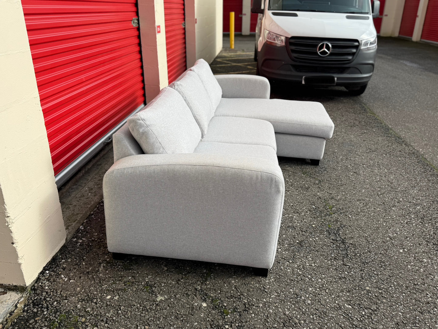 DFS Grey Corner Sofa