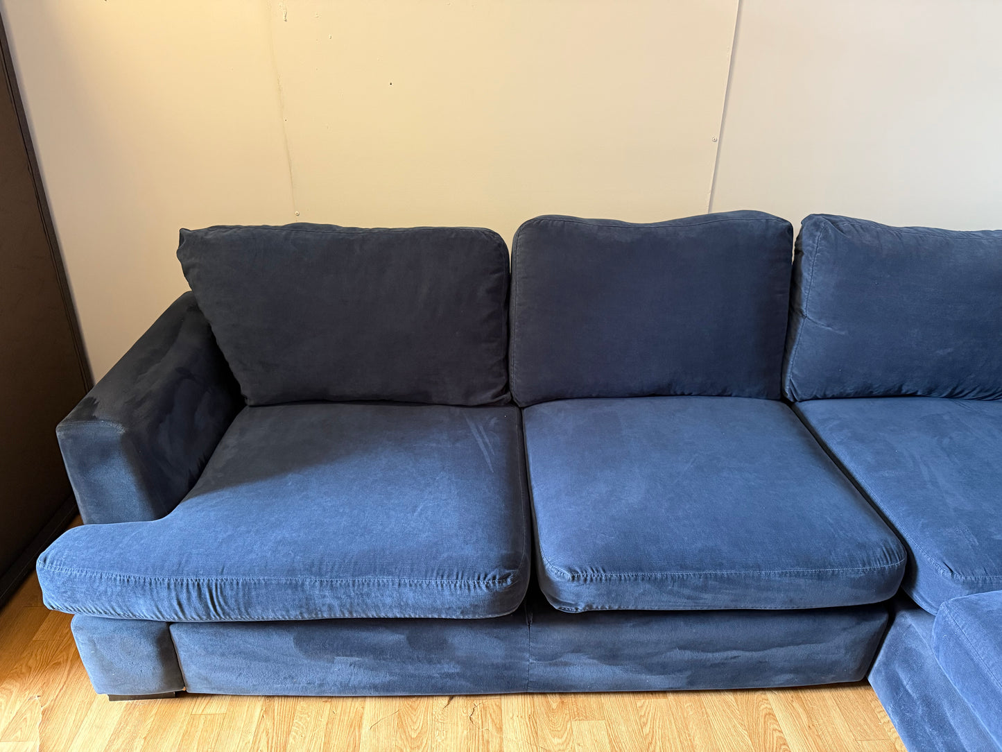 Blue DFS Corner Sofa