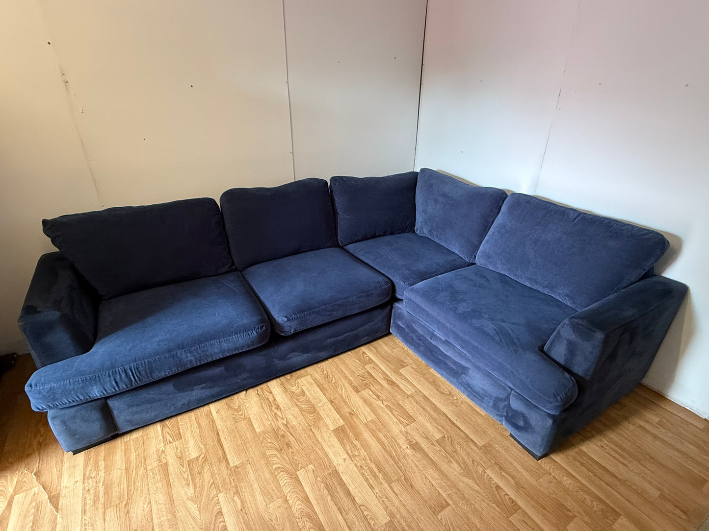 Blue DFS Corner Sofa