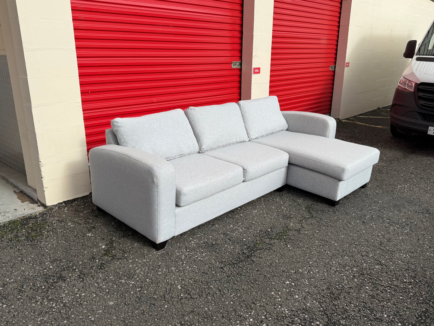 DFS Grey Corner Sofa