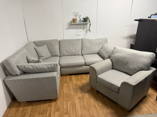 Next Stamford Corner Sofa & Snuggle Chair