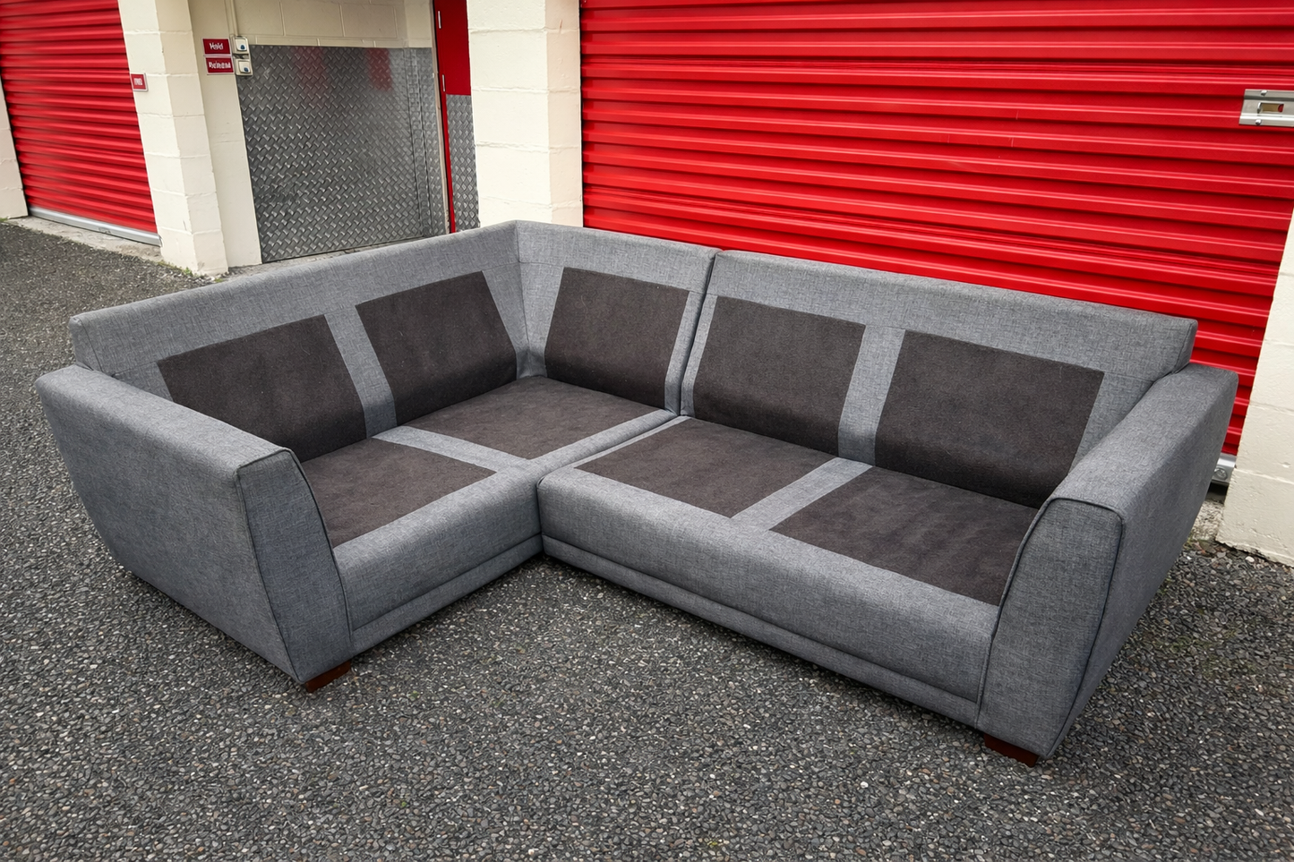 DFS Dark Grey Corner Sofa