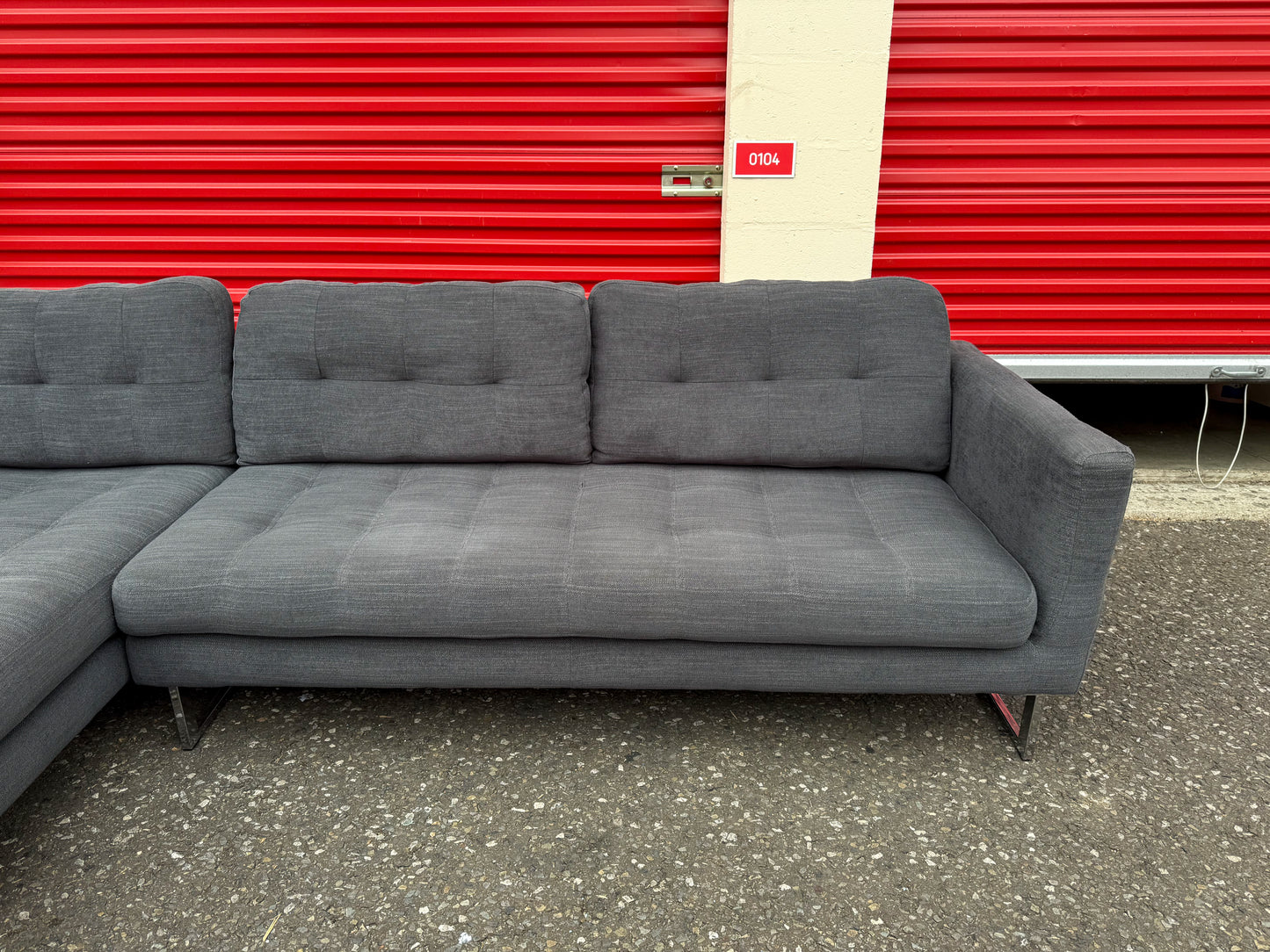 Grey Dwell Paris Corner Sofa