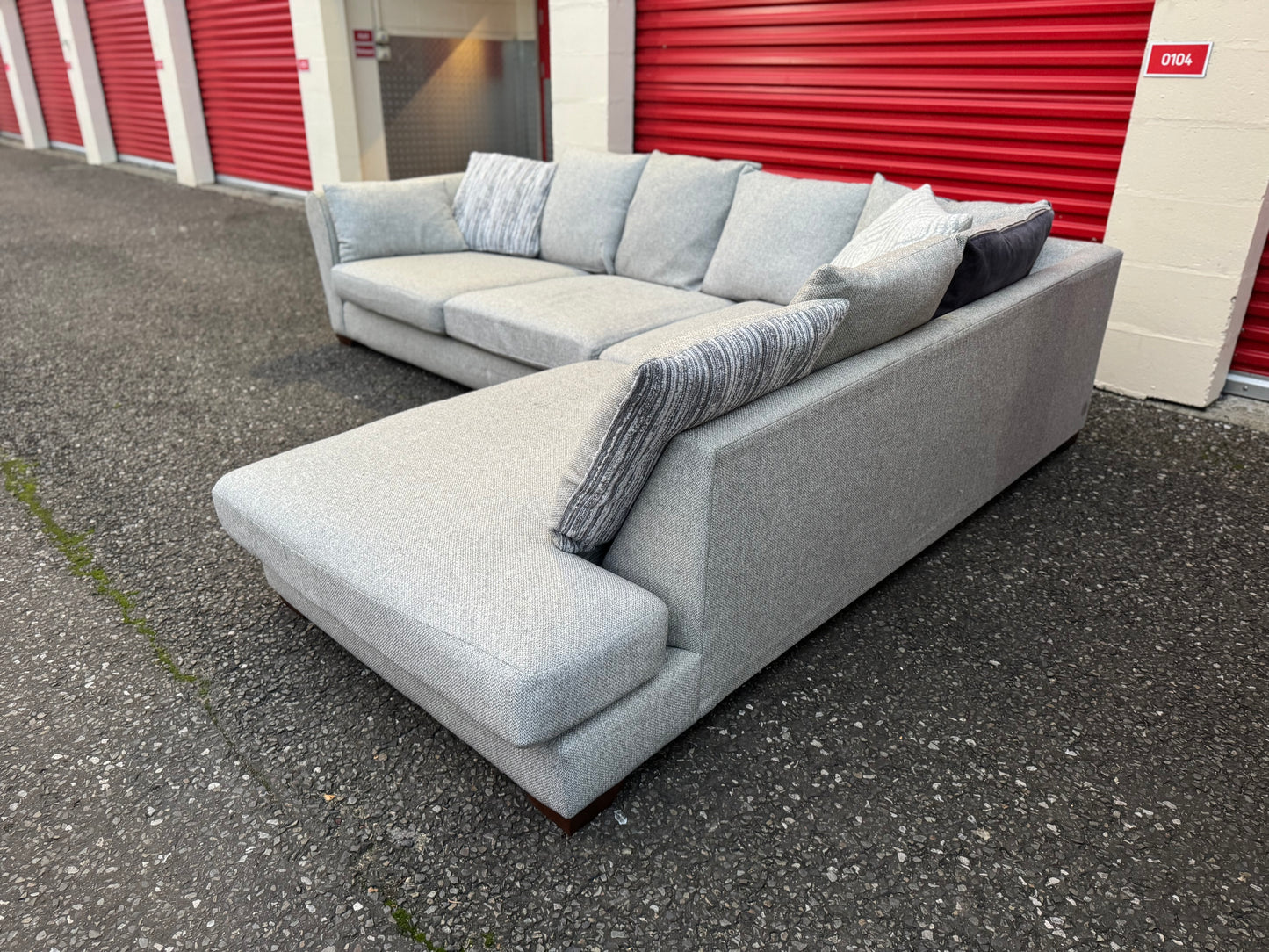 Grey DFS Corner Sofa