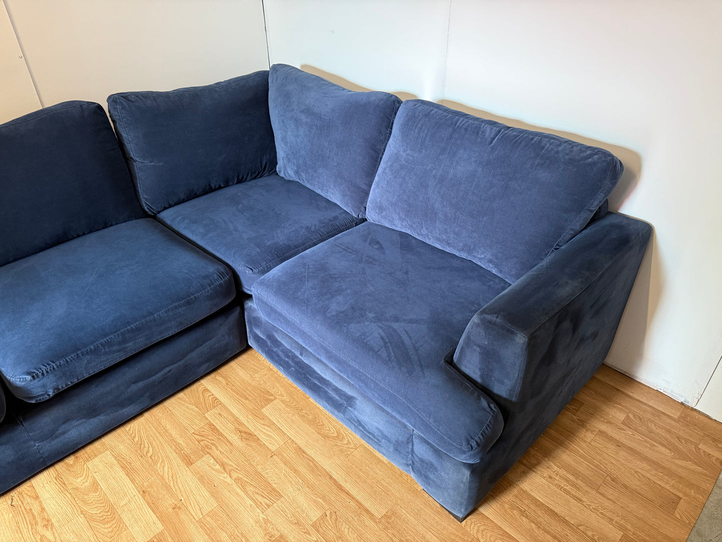 Blue DFS Corner Sofa