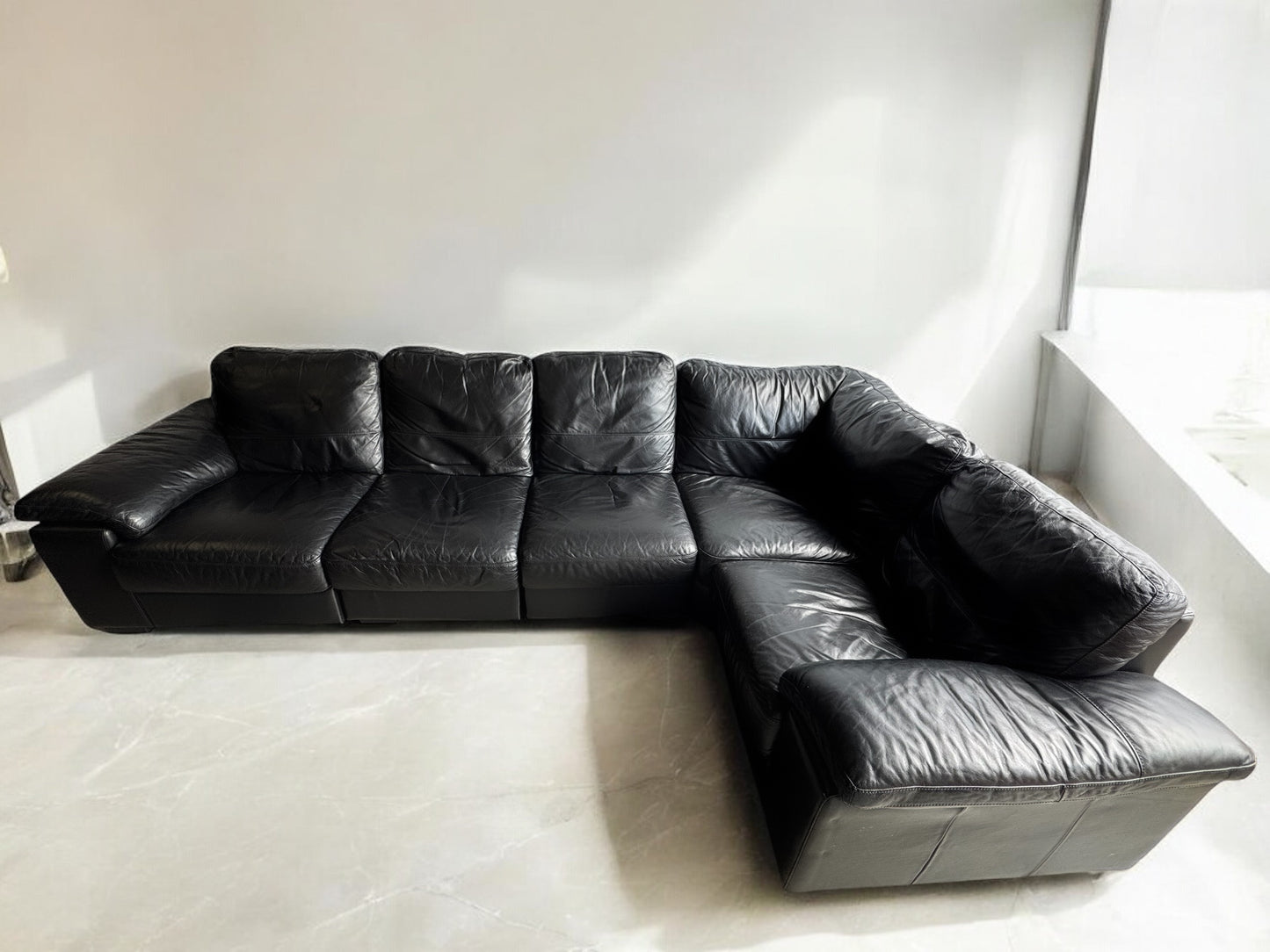 Genuine Leather Modular Sofa