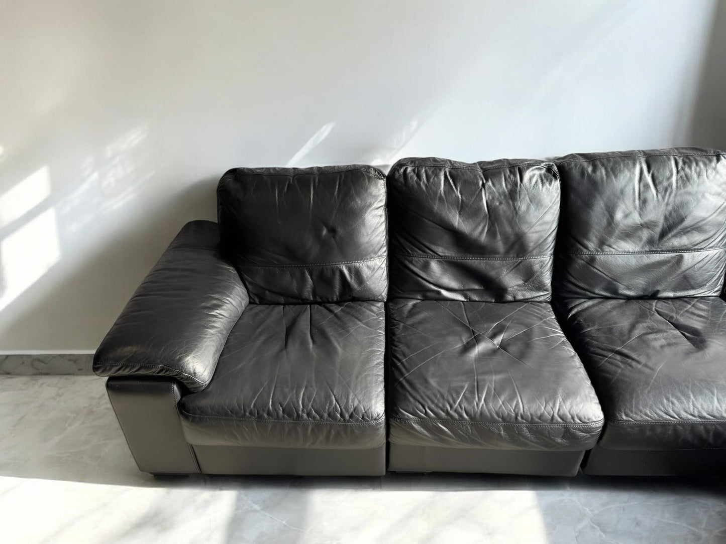 Genuine Leather Modular Sofa