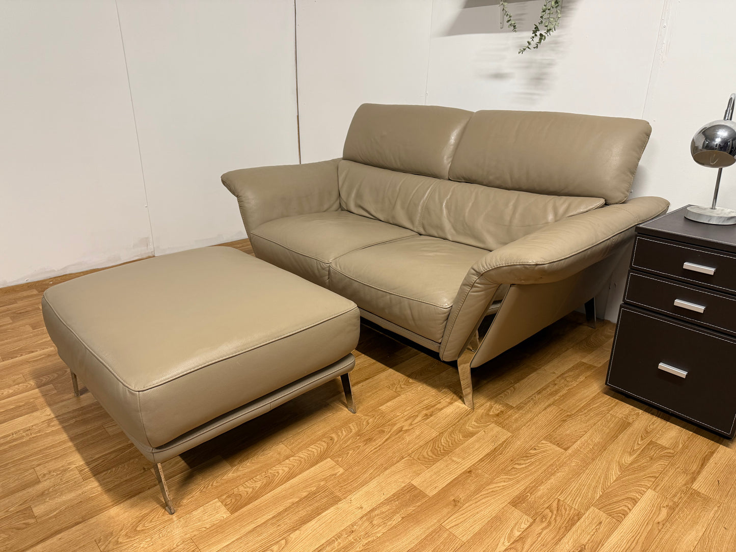 Italian Leather 2 Seater Sofa