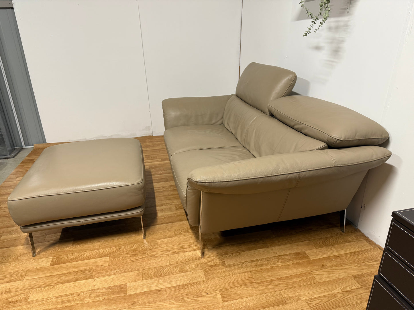 Italian Leather 2 Seater Sofa