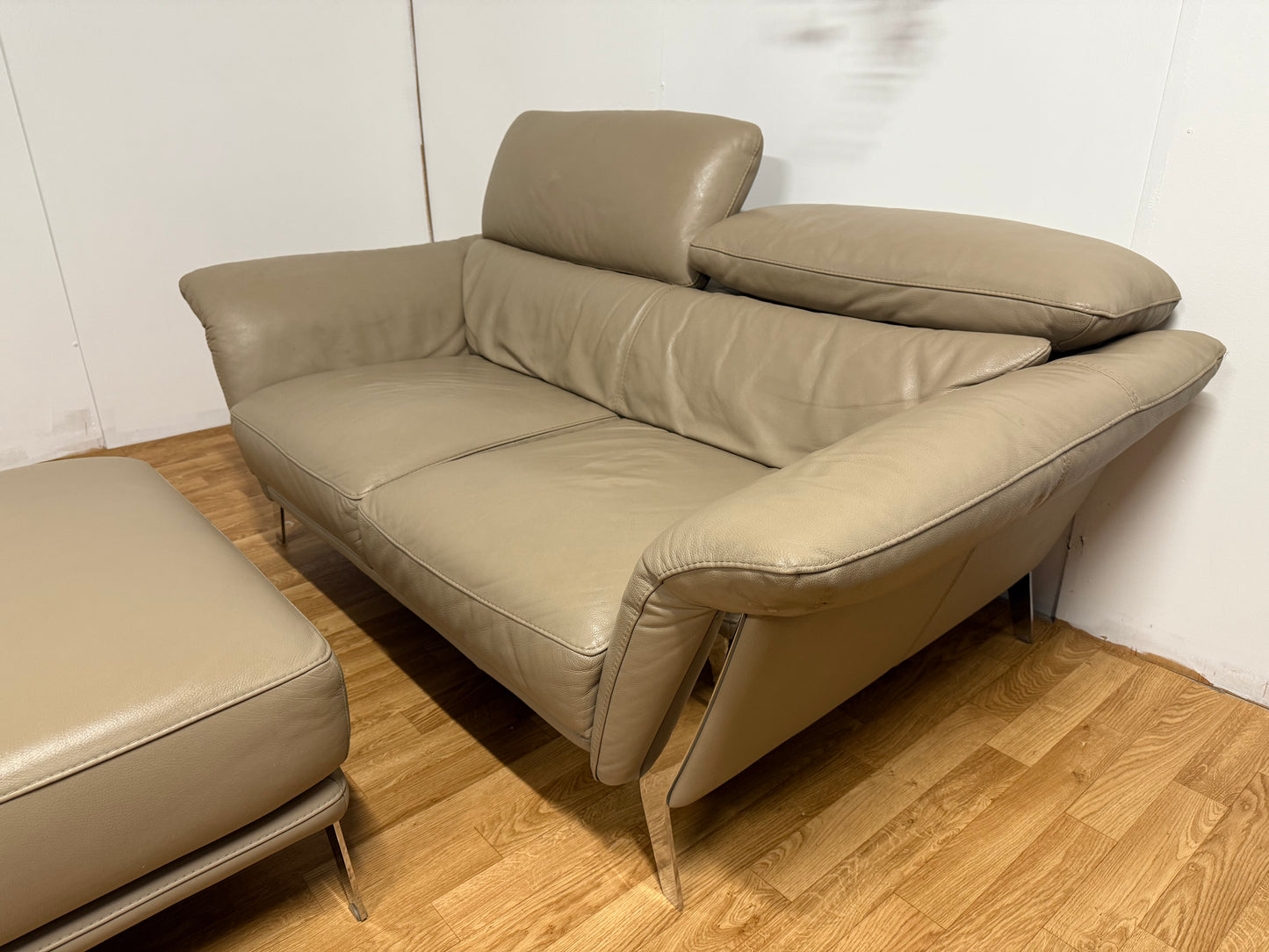 Italian Leather 2 Seater Sofa