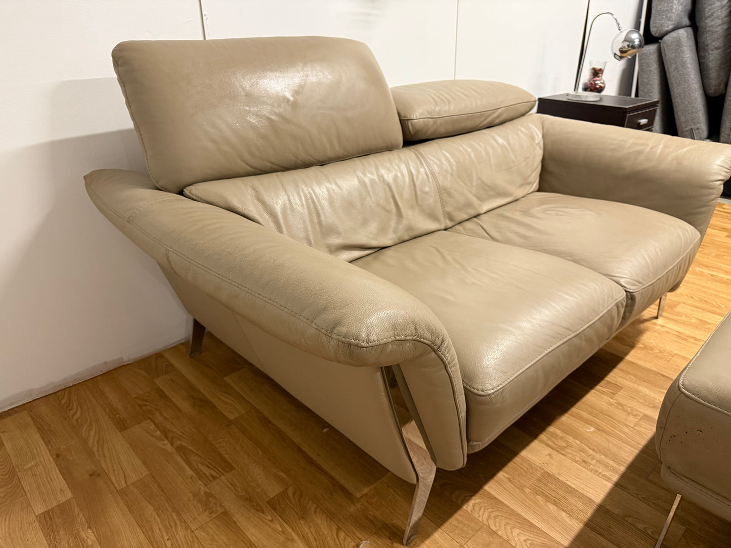 Italian Leather 2 Seater Sofa
