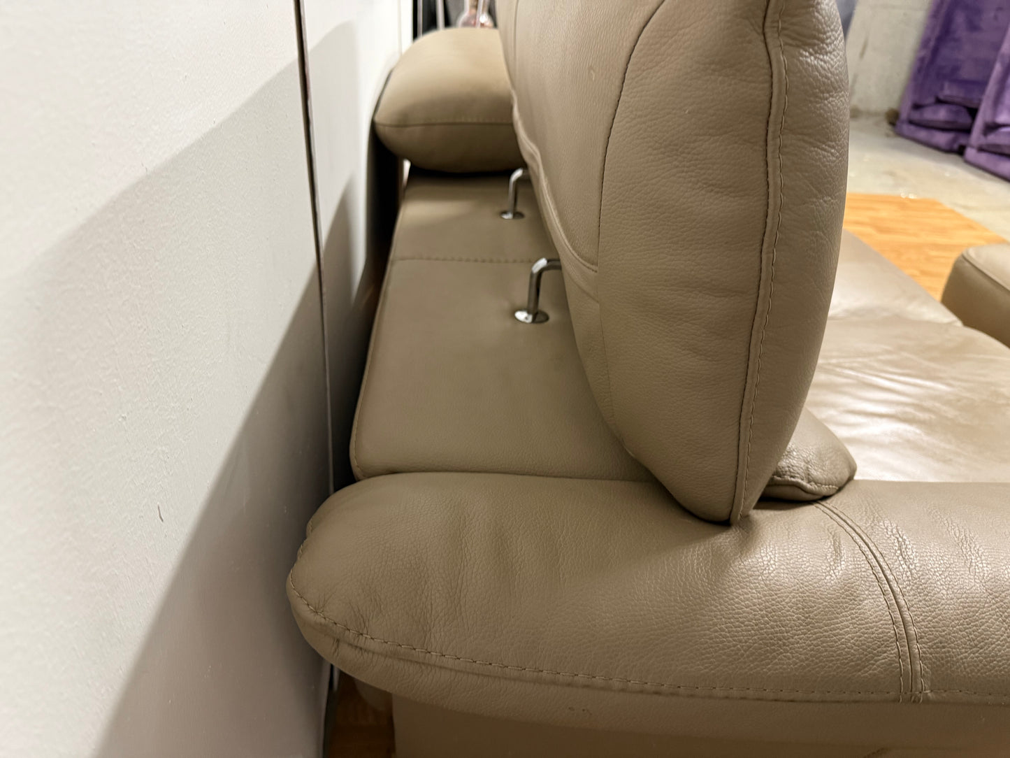 Italian Leather 2 Seater Sofa