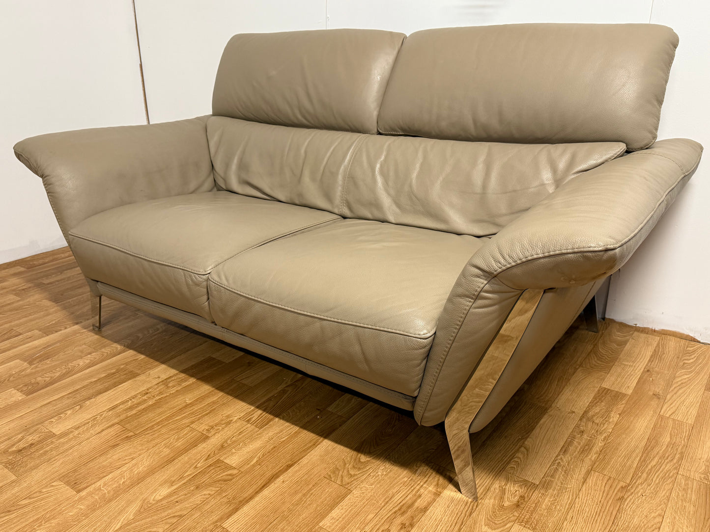 Italian Leather 2 Seater Sofa