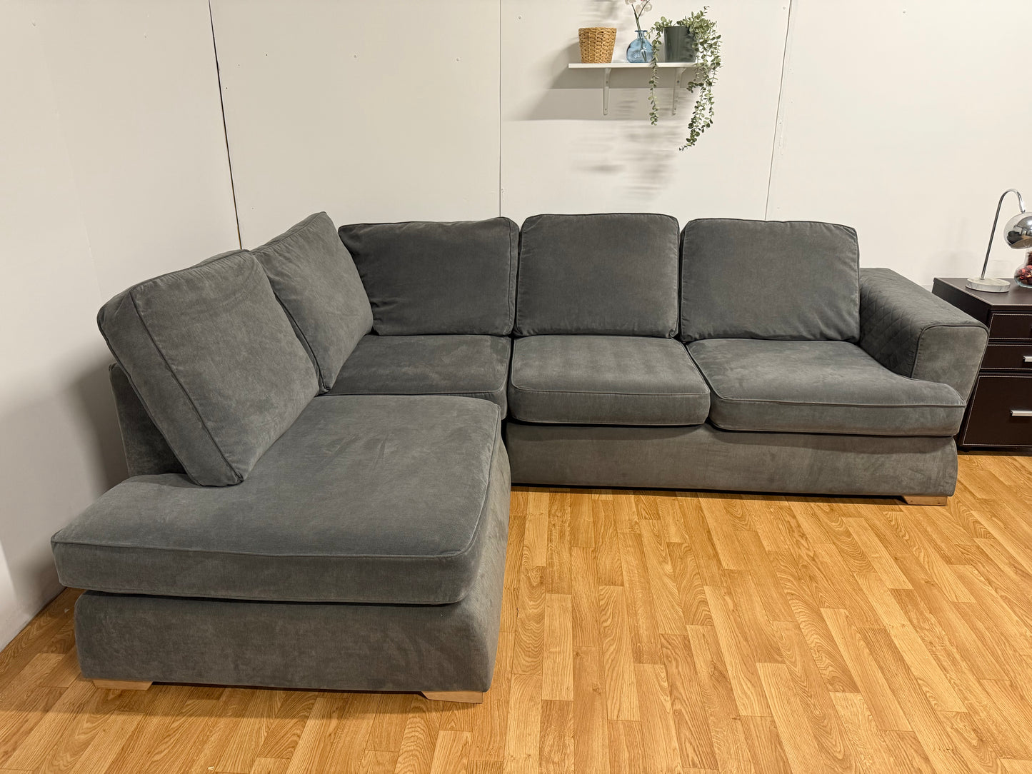 DFS 3 Piece Grey Sofa Set