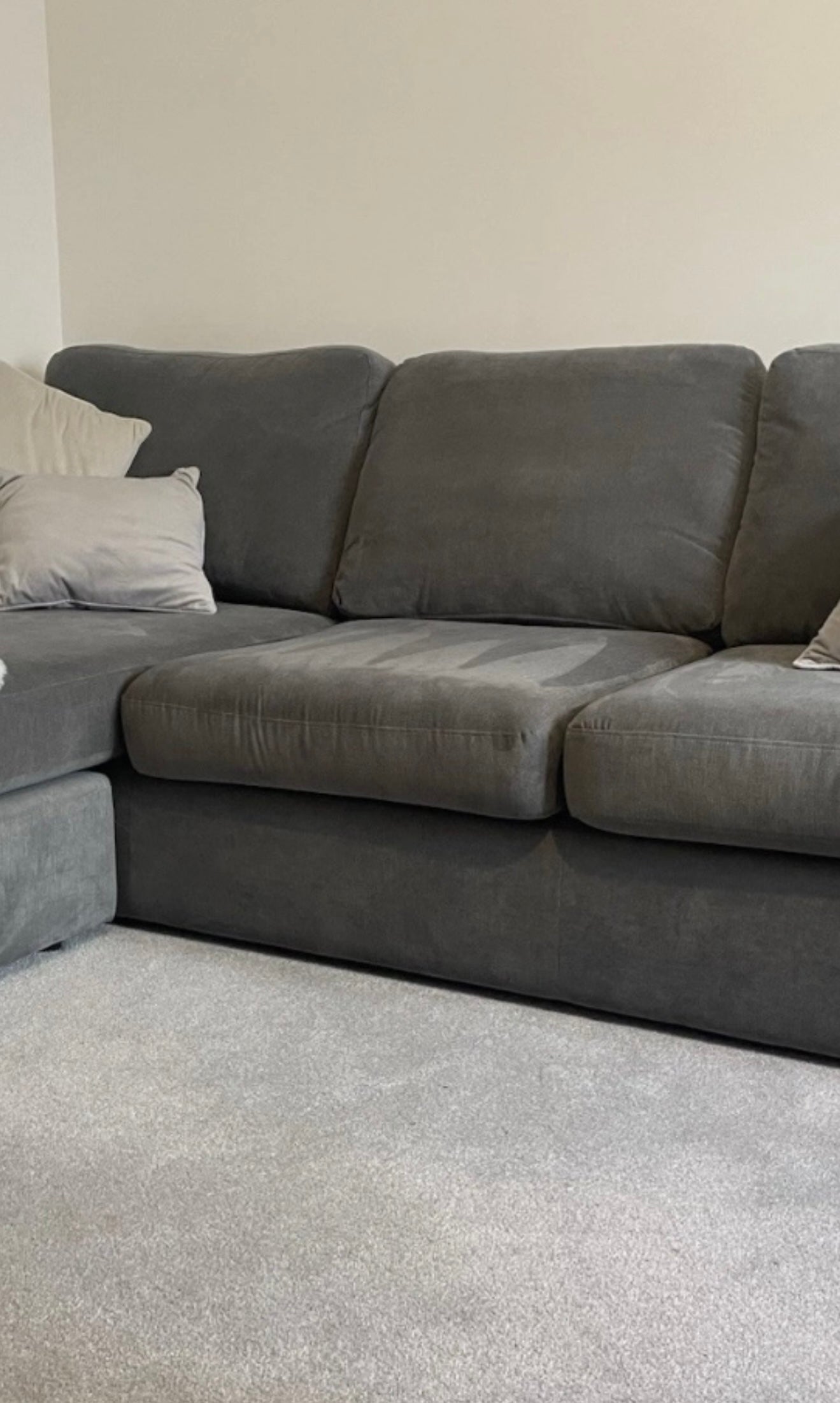 Grey DFS Freya Corner Sofa