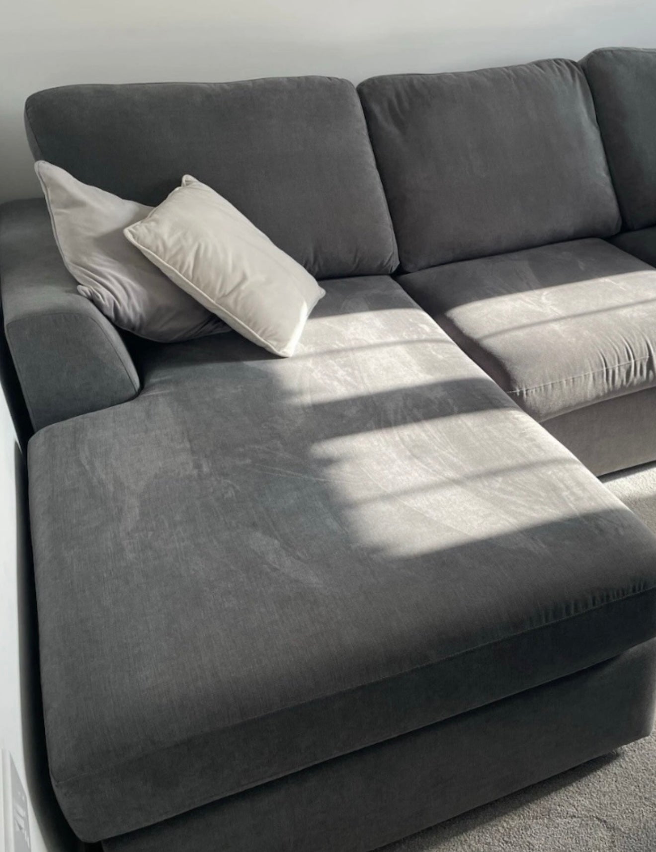 Grey DFS Freya Corner Sofa
