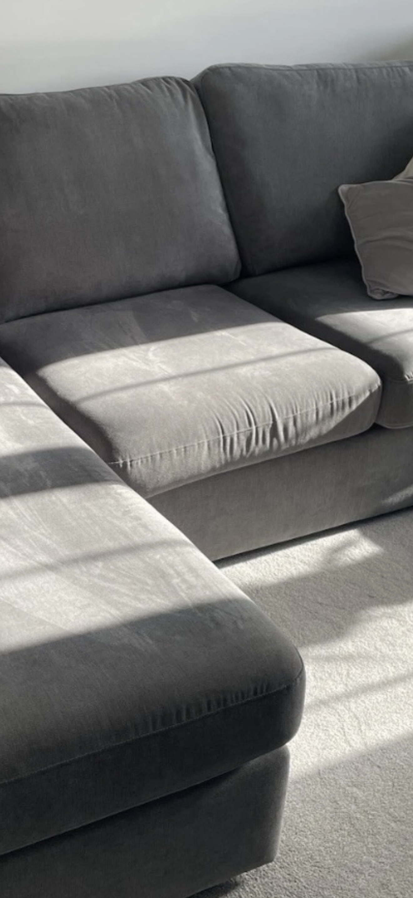 Grey DFS Freya Corner Sofa