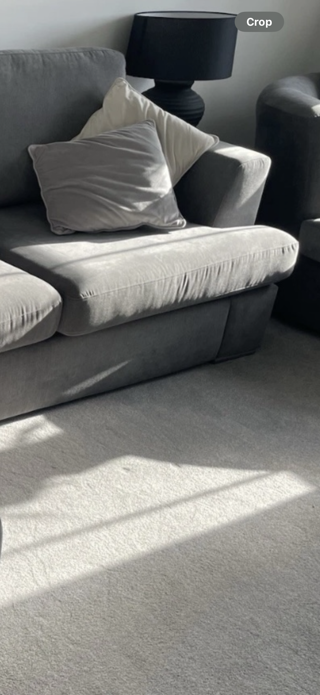 Grey DFS Freya Corner Sofa