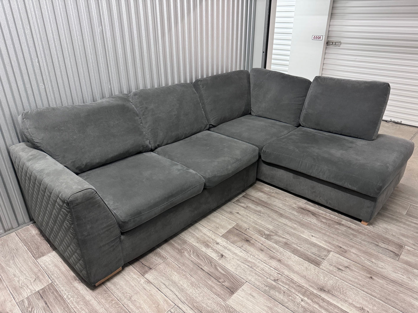 Grey DFS Orka Corner Sofa