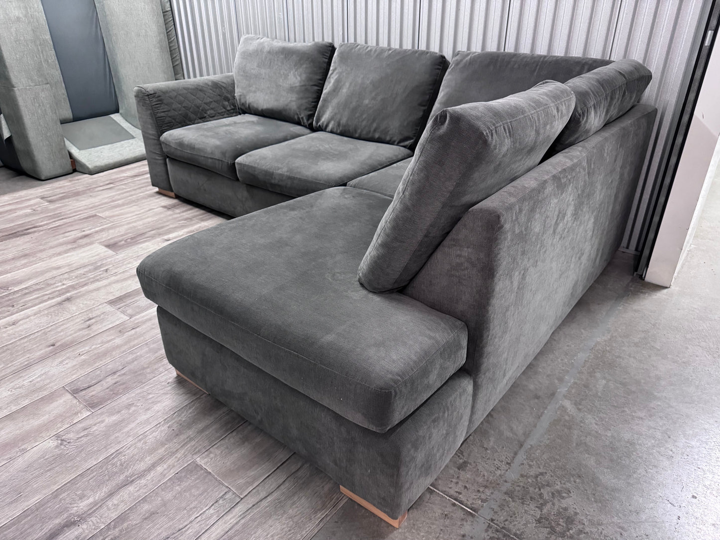 Grey DFS Orka Corner Sofa
