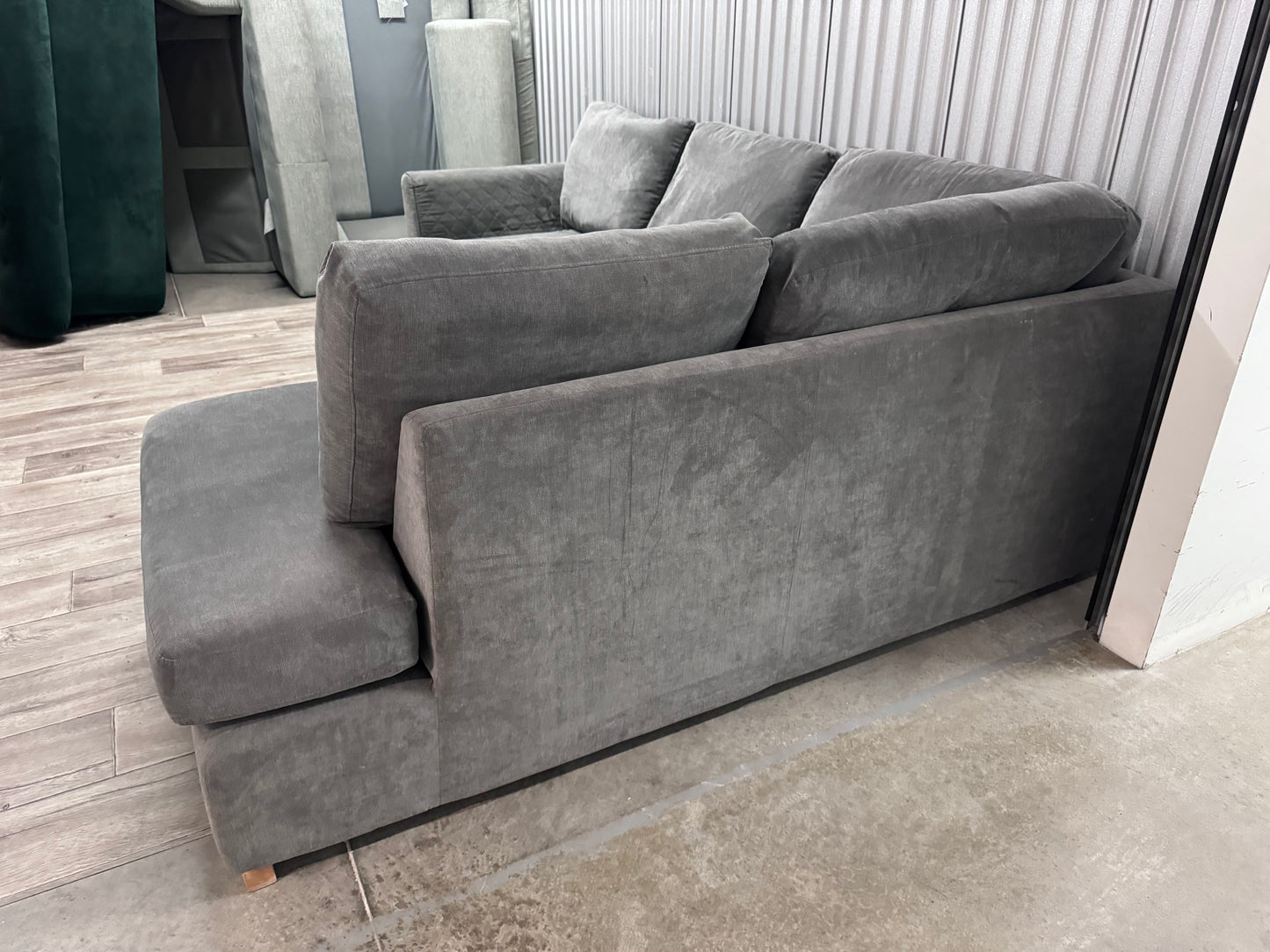 Grey DFS Orka Corner Sofa